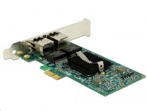 DeLock 89944 2 portos Gigabit hálózati PCIe kártya